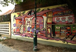 Falfestmény Szegeden