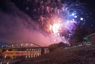 Maszek tűzijáték Szeged